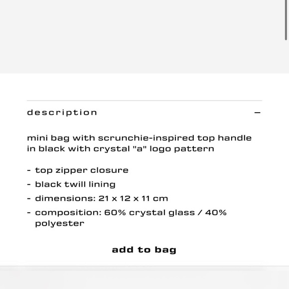 Alexander wang scrunchie logo bag - Picture 3 of 4